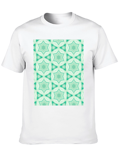 Patterned Graphic Print Tee