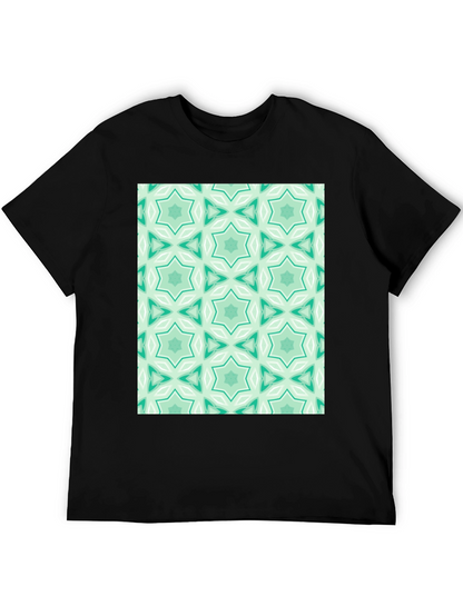 Patterned Graphic Print Tee