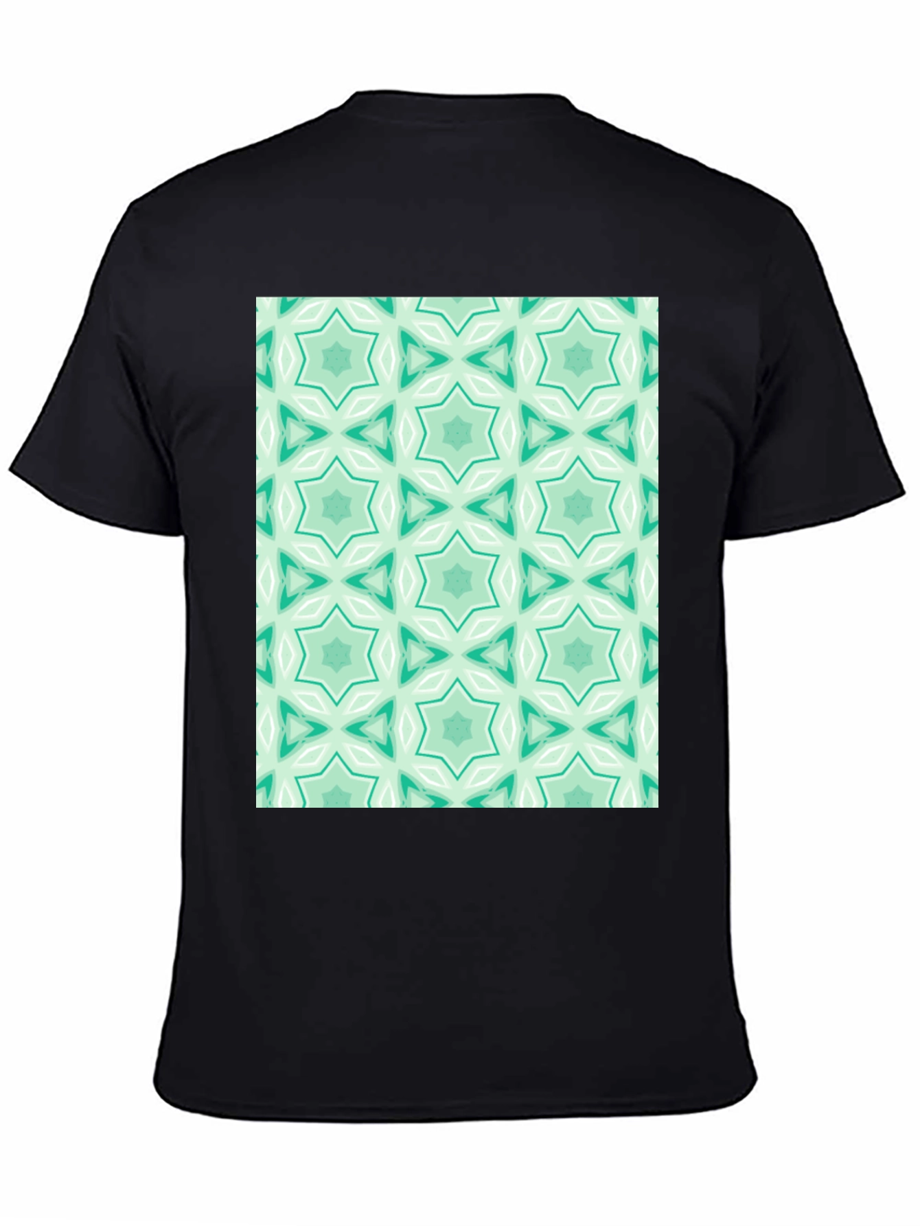 Patterned Graphic Print Tee