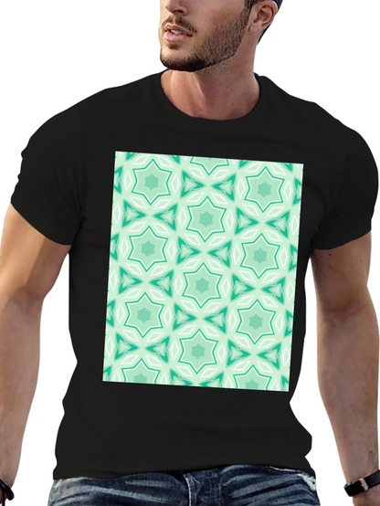 Patterned Graphic Print Tee