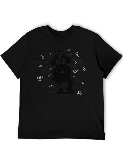 Bunny Beats Black T-Shirt