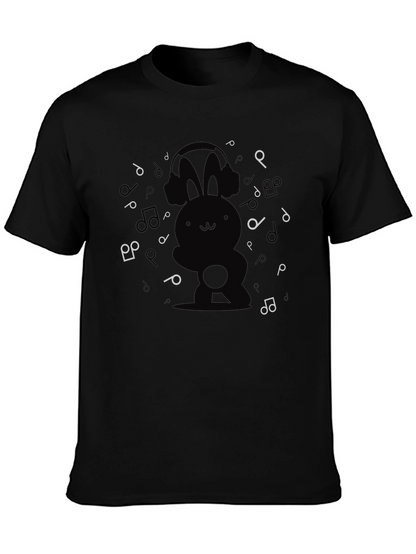 Bunny Beats Black T-Shirt