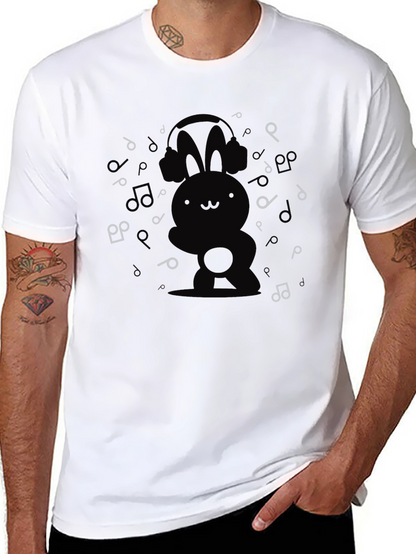 Bunny Beats Black T-Shirt