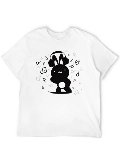 Bunny Beats Black T-Shirt