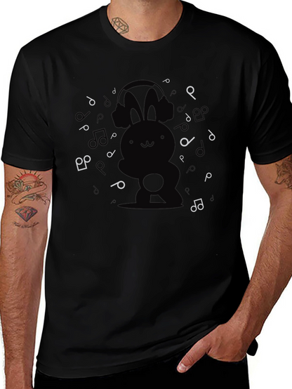 Bunny Beats Black T-Shirt