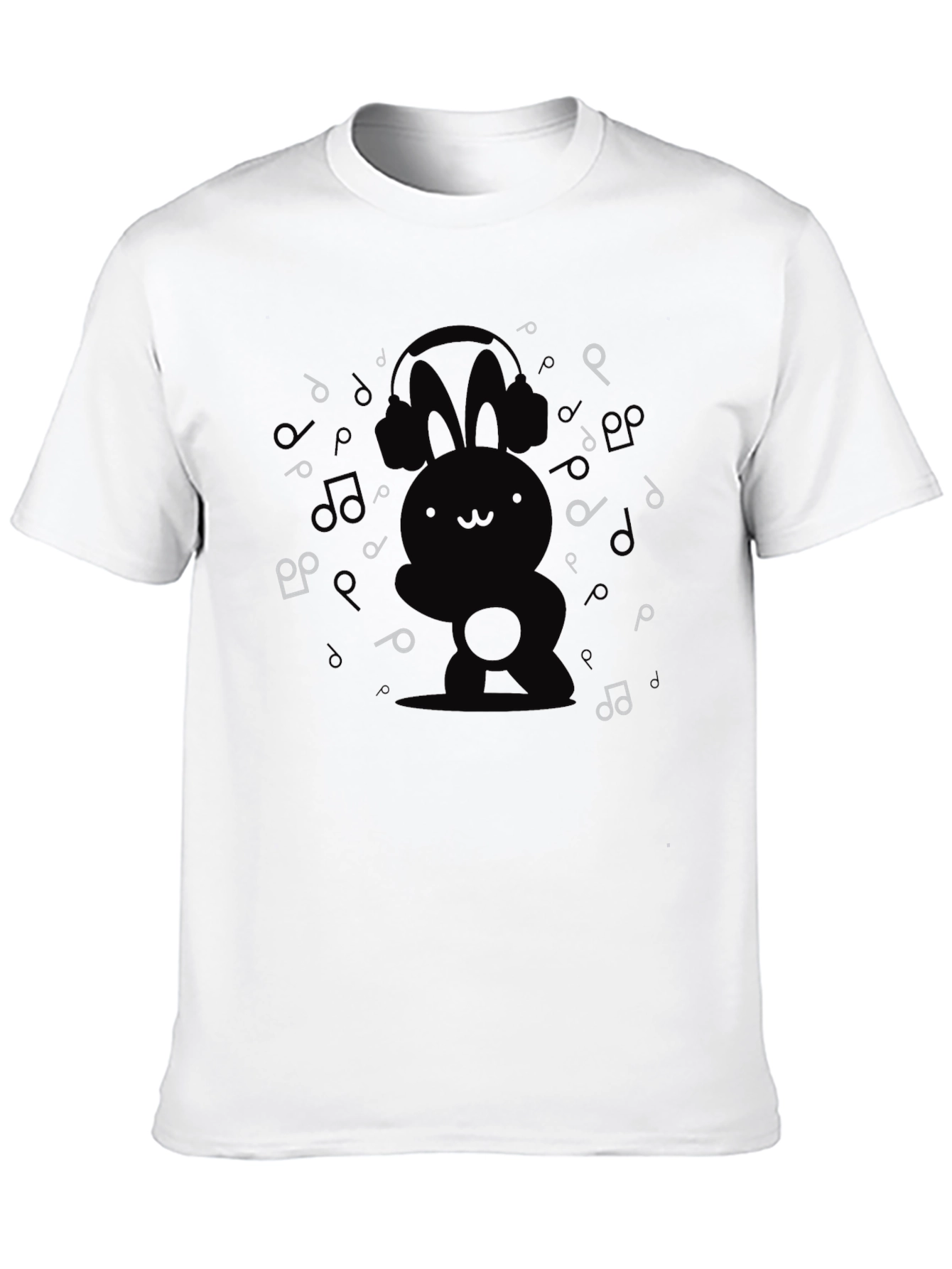 Bunny Beats Black T-Shirt