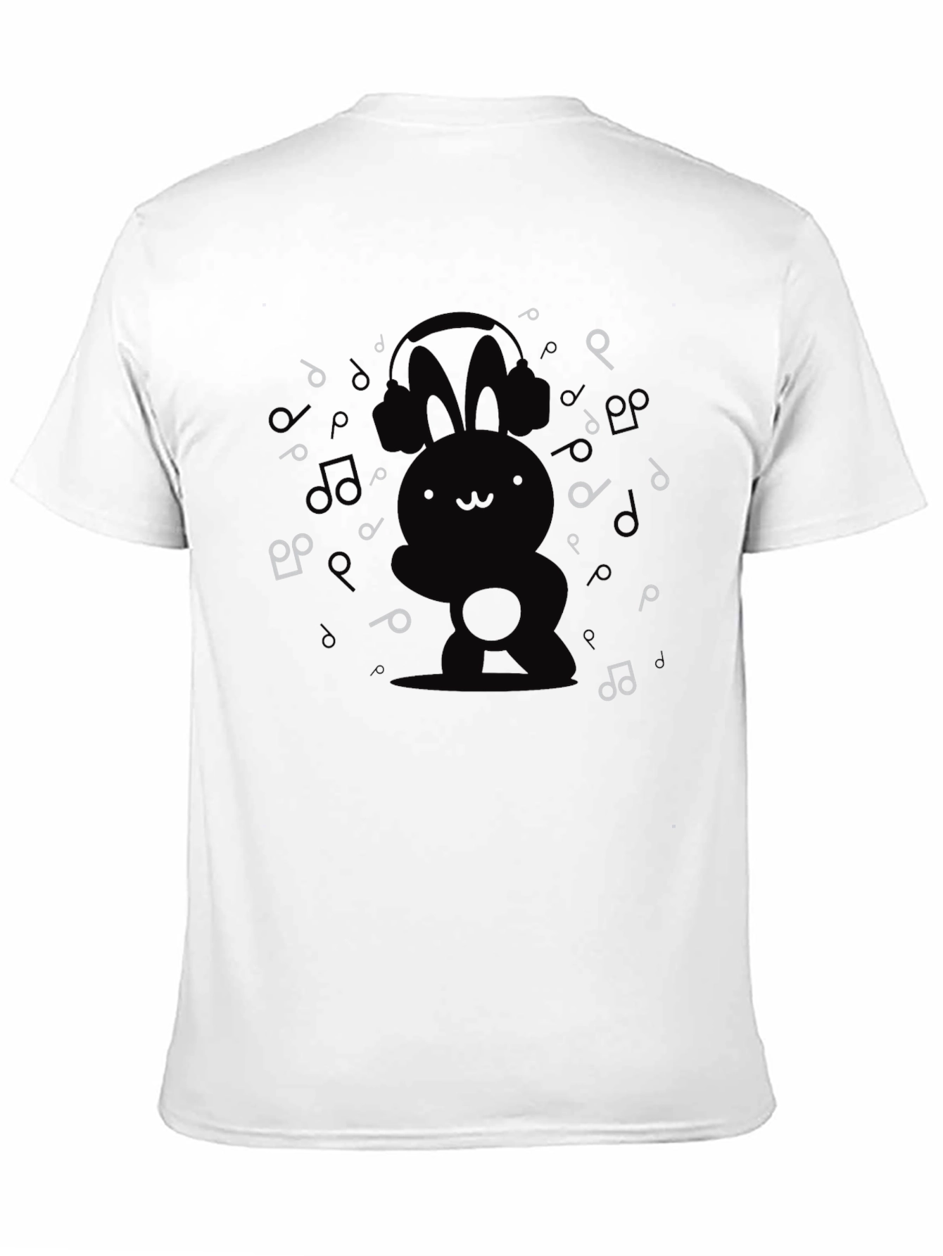Bunny Beats Black T-Shirt