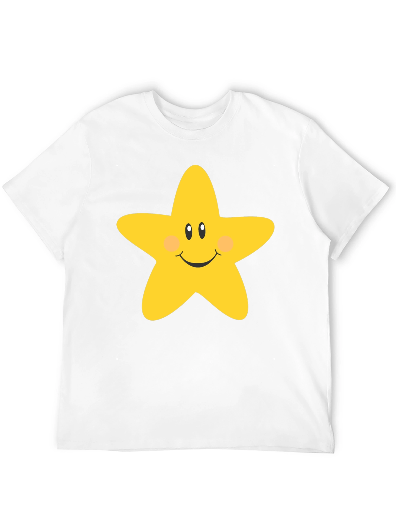 Cute Star Graphic Tee - Unisex Black T-Shirt