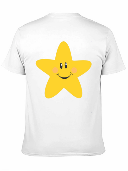 Cute Star Graphic Tee - Unisex Black T-Shirt