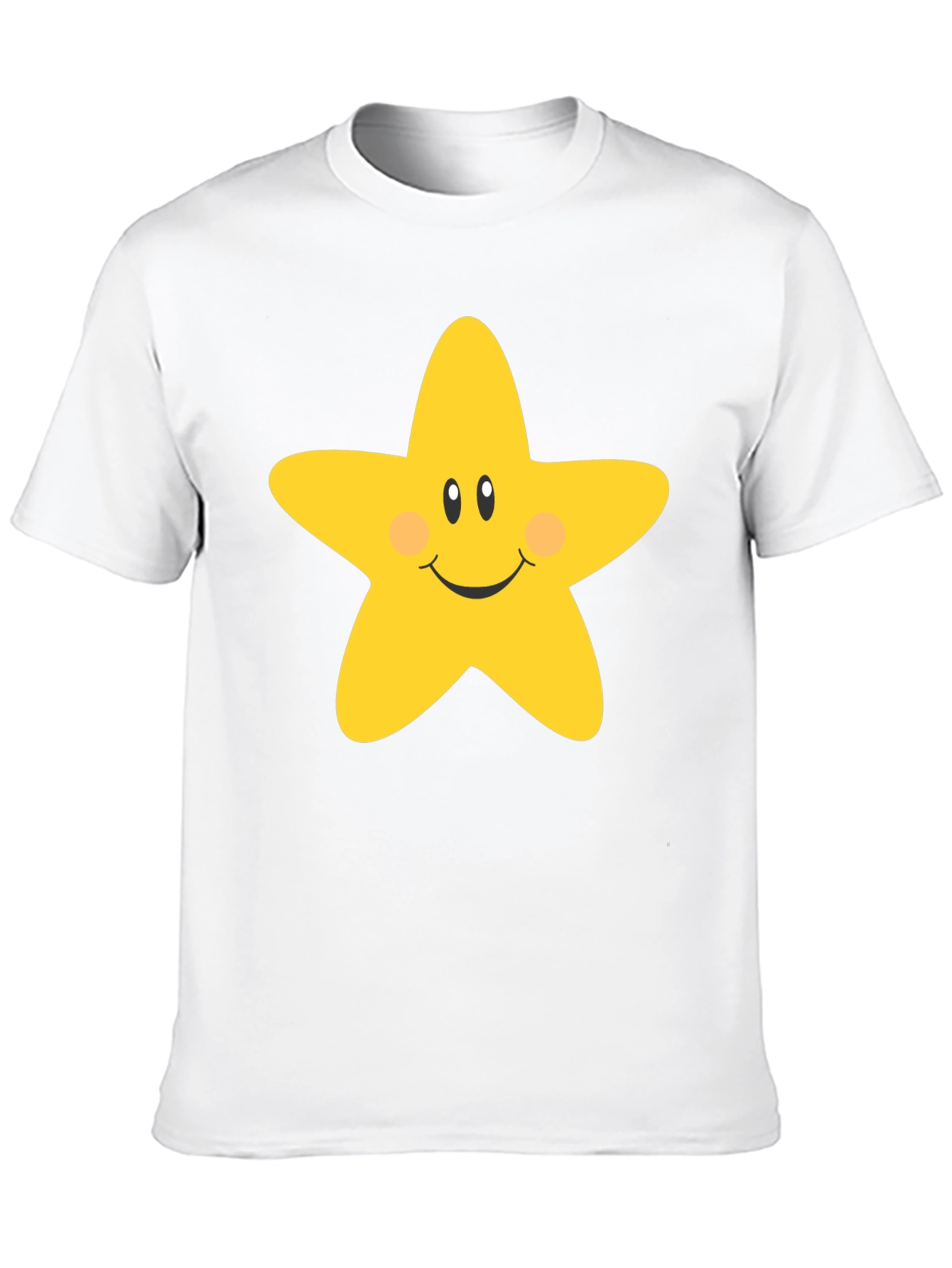 Cute Star Graphic Tee - Unisex Black T-Shirt