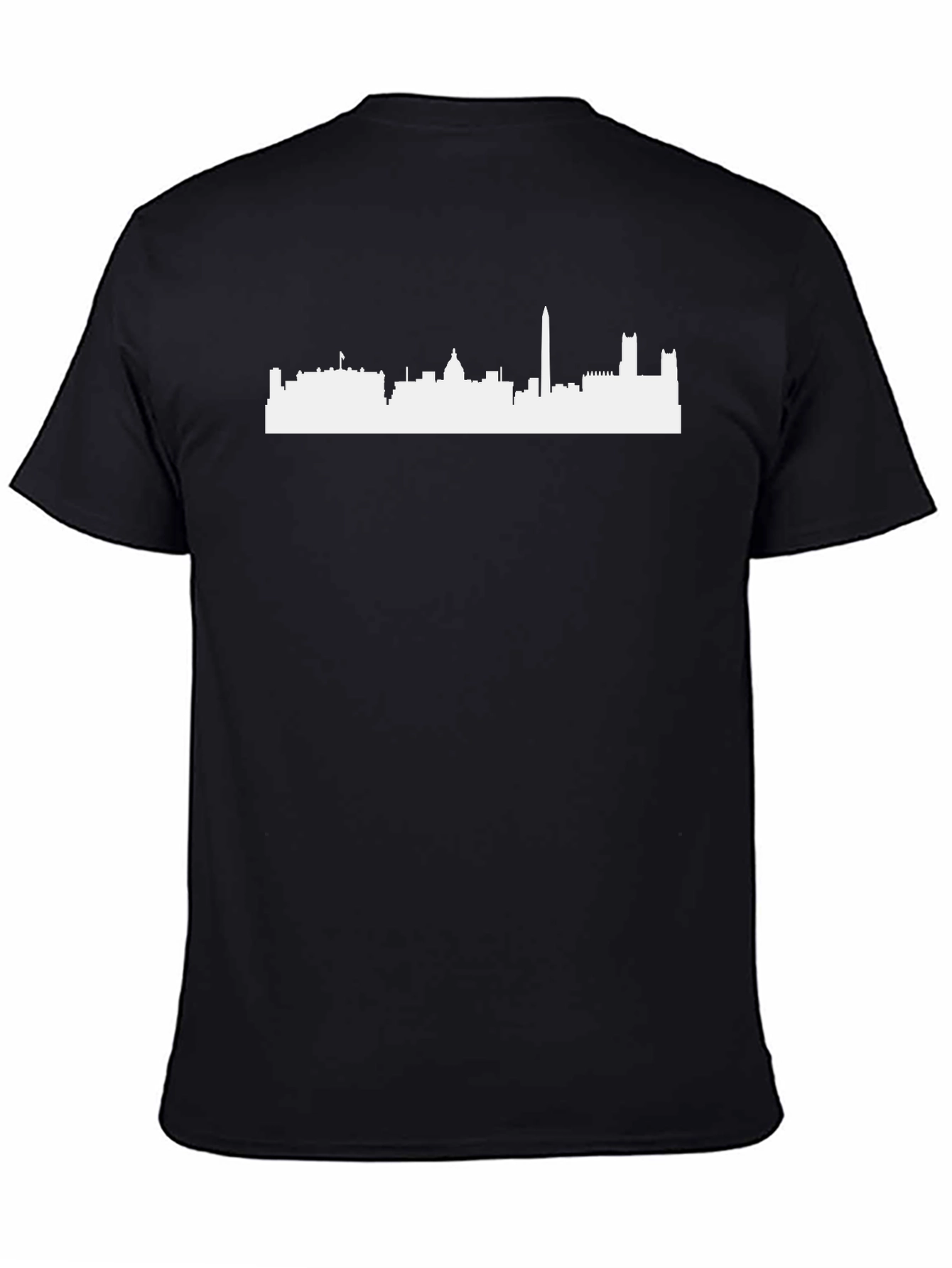 Washington DC Skyline Black Graphic Tee