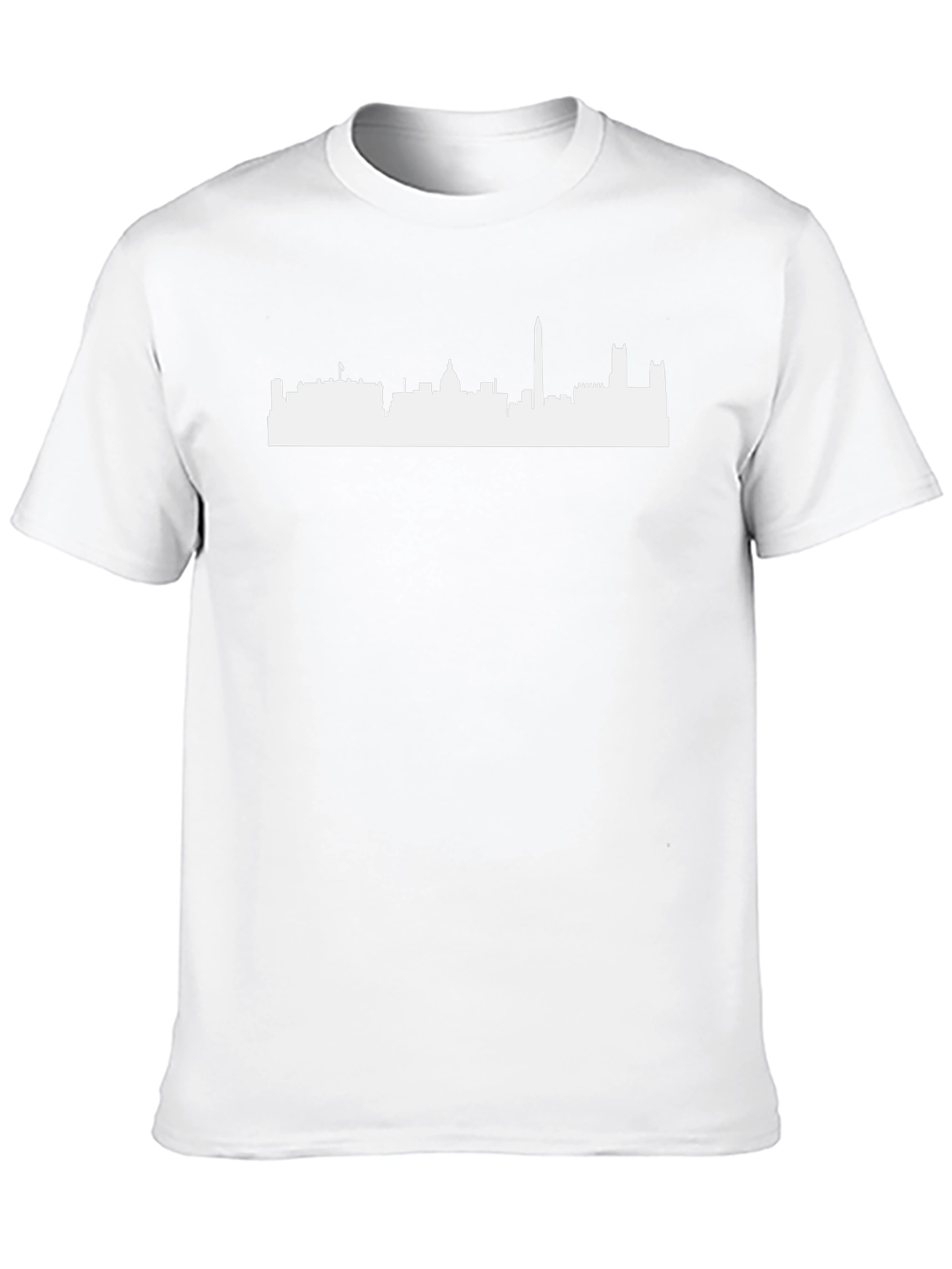 Washington DC Skyline Black Graphic Tee