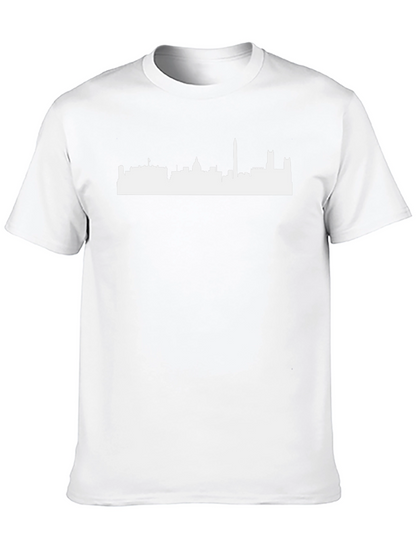 Washington DC Skyline Black Graphic Tee
