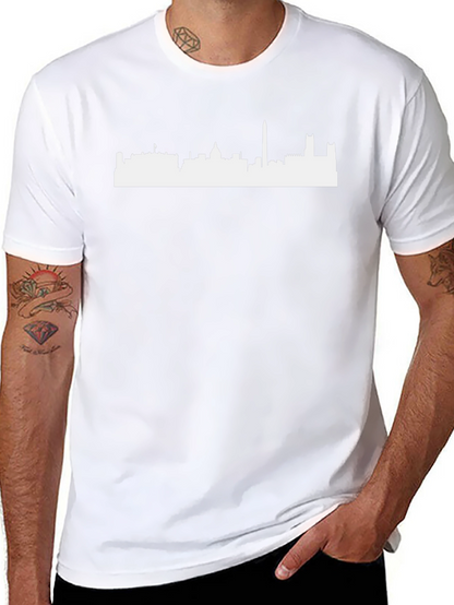 Washington DC Skyline Black Graphic Tee