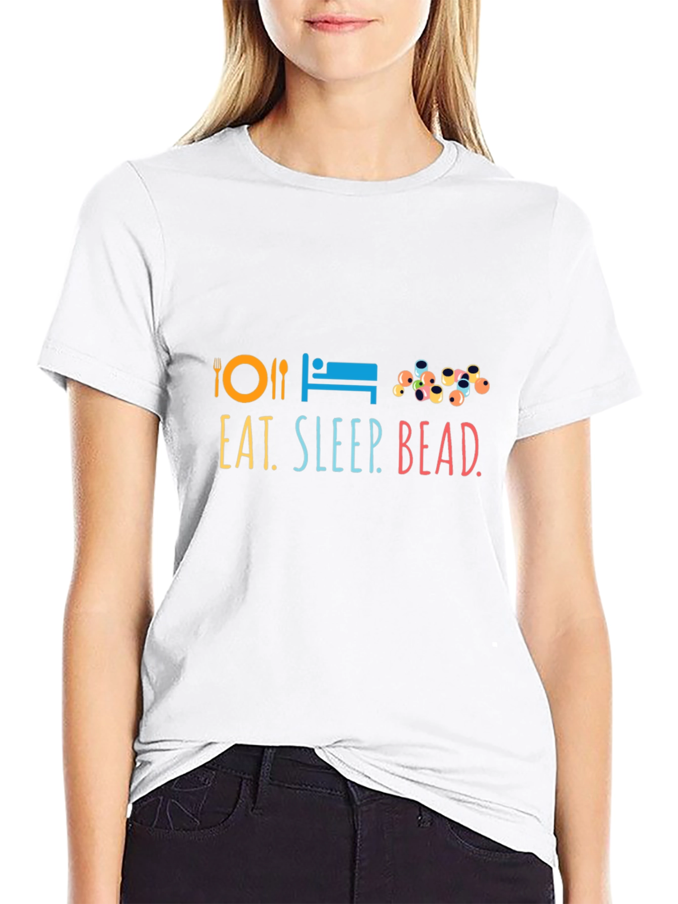 Eat Sleep Bead T-Shirt | Graphic Tee
