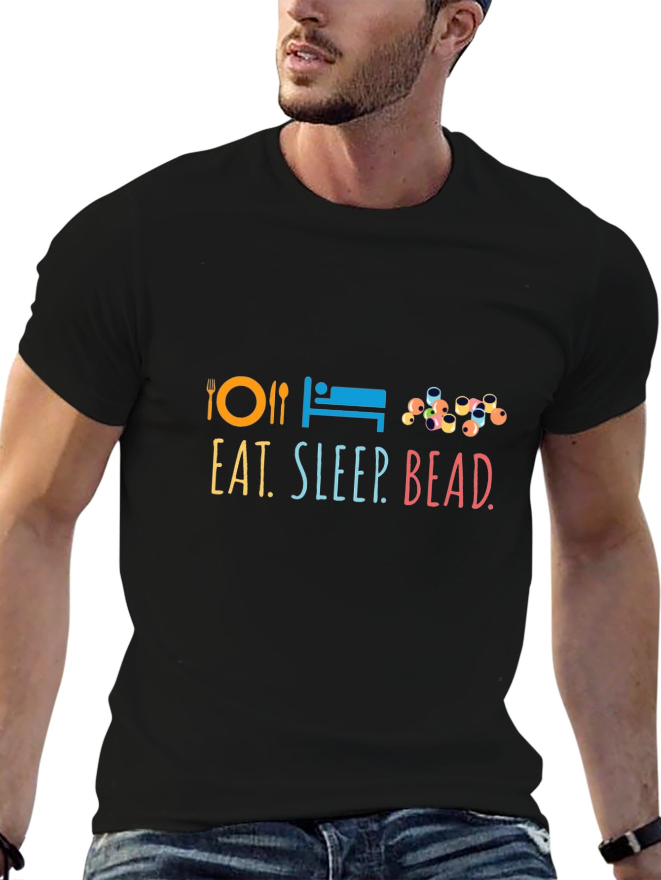Eat Sleep Bead T-Shirt | Graphic Tee