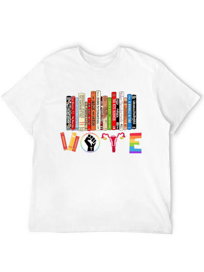 Feminist Book Lover Vote T-Shirt