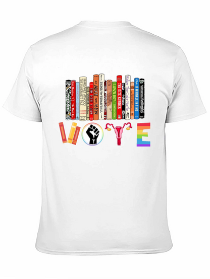 Feminist Book Lover Vote T-Shirt