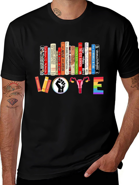 Feminist Book Lover Vote T-Shirt