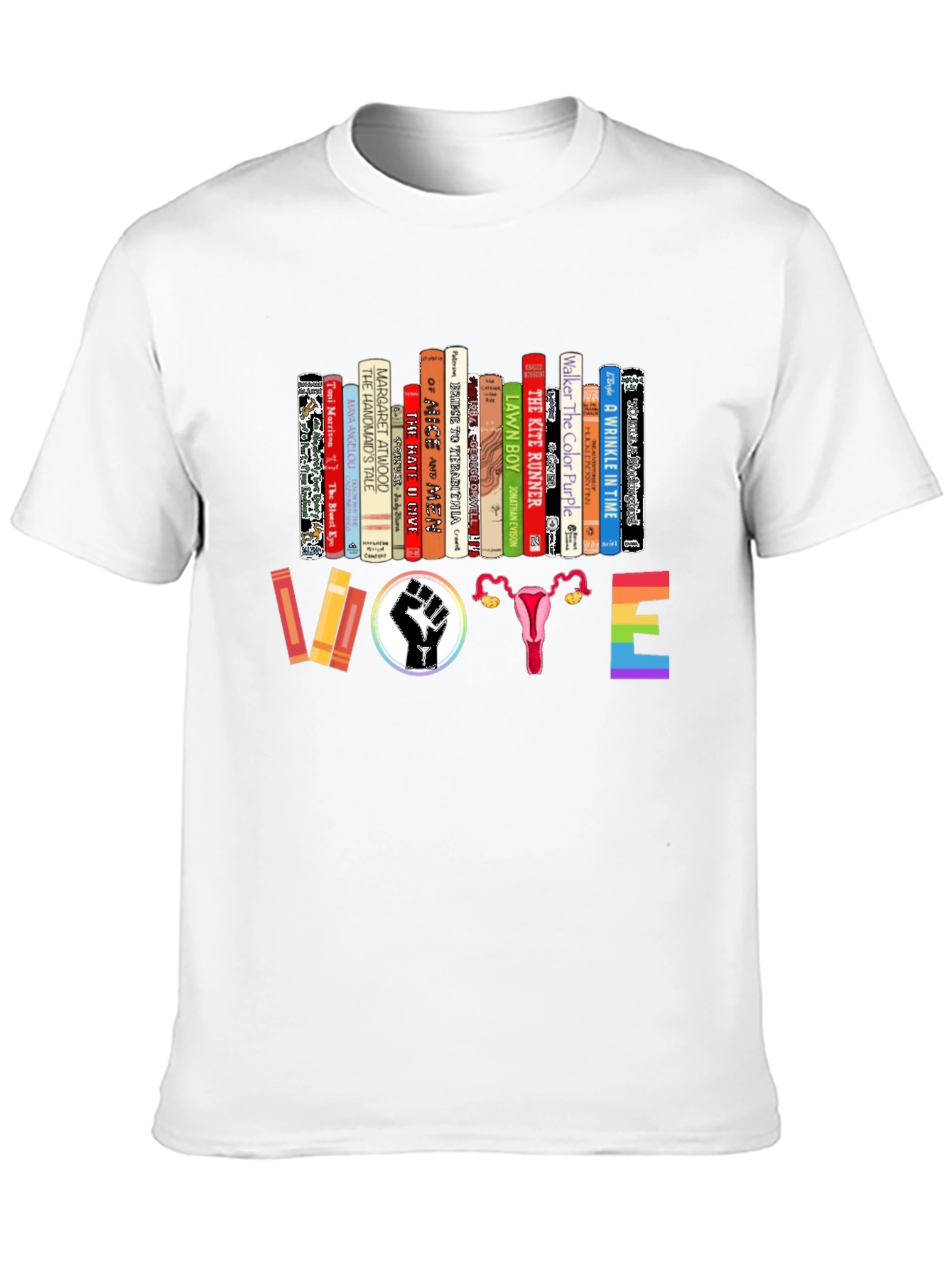 Feminist Book Lover Vote T-Shirt
