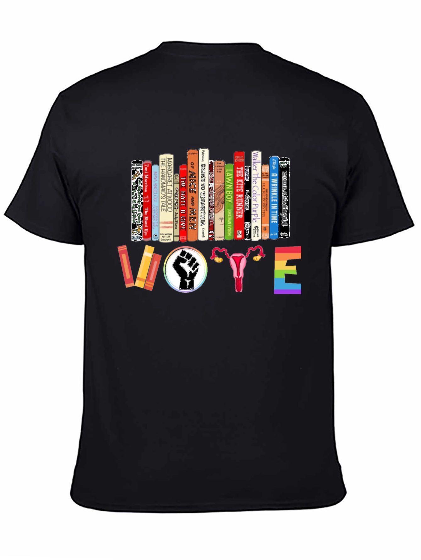 Feminist Book Lover Vote T-Shirt