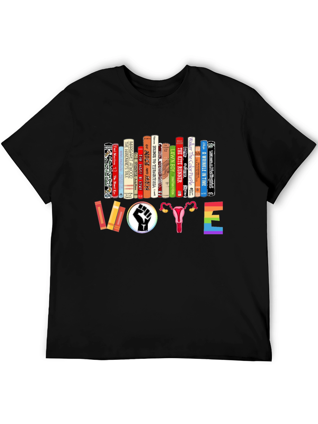 Feminist Book Lover Vote T-Shirt