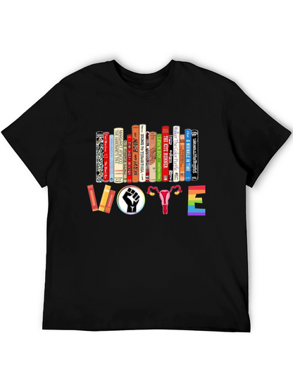 Feminist Book Lover Vote T-Shirt
