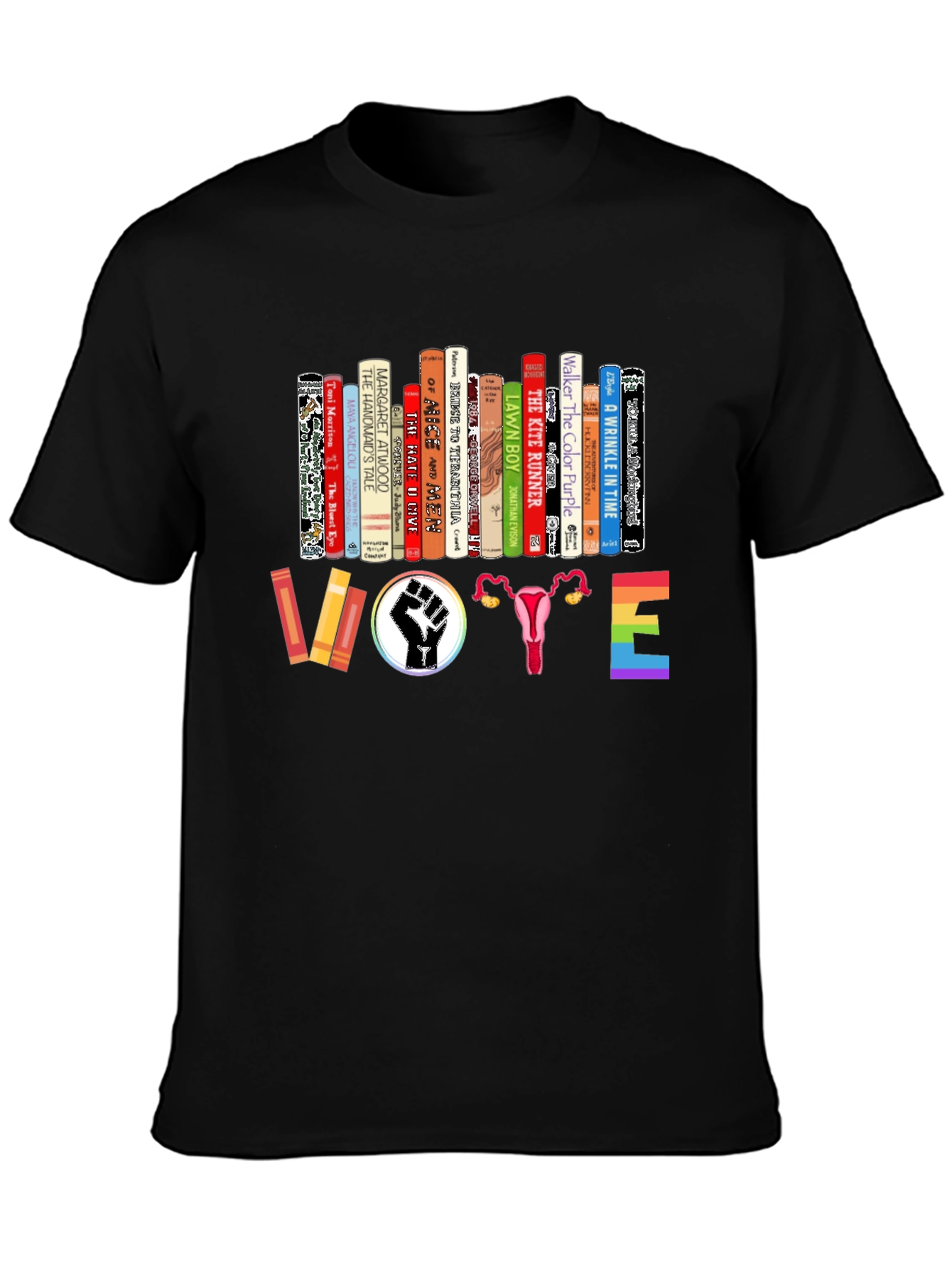 Feminist Book Lover Vote T-Shirt