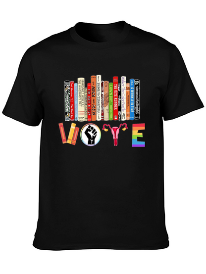Feminist Book Lover Vote T-Shirt