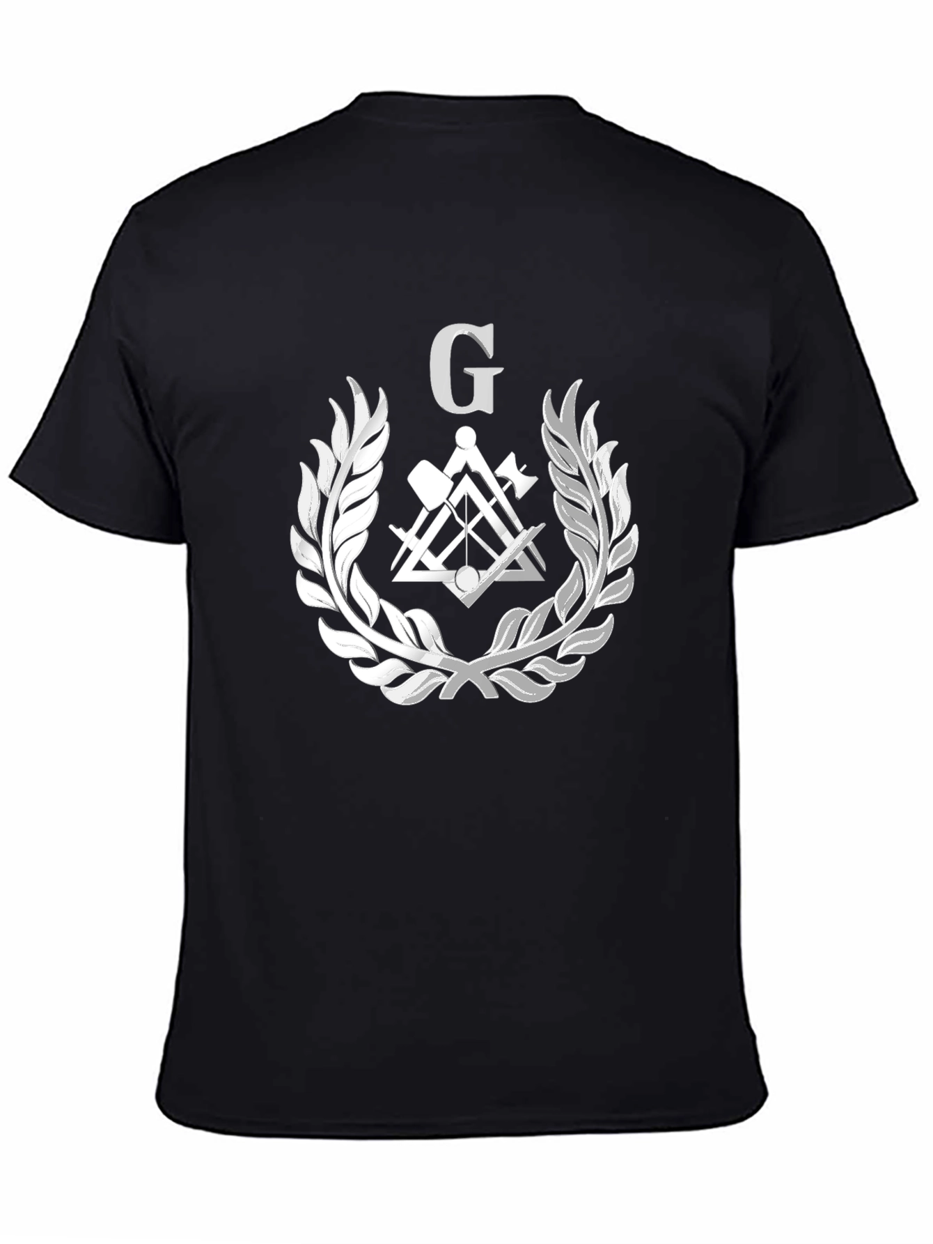 Masonic Symbol T-Shirt - Square and Compasses Design