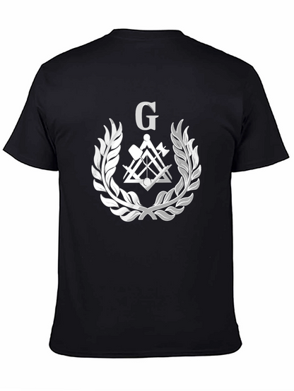 Masonic Symbol T-Shirt - Square and Compasses Design