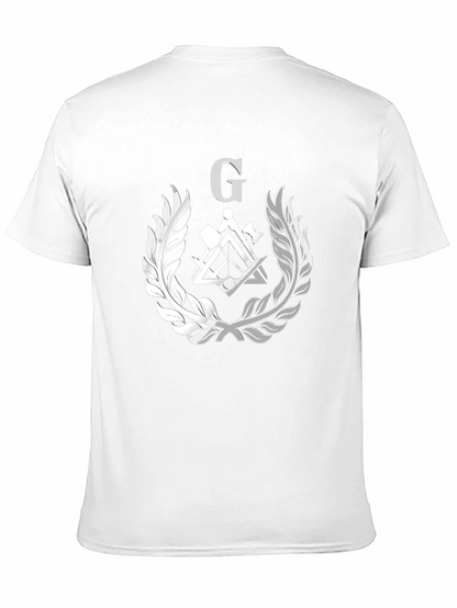 Masonic Symbol T-Shirt - Square and Compasses Design