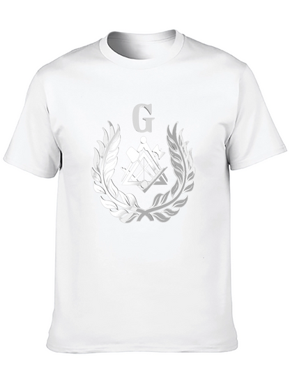 Masonic Symbol T-Shirt - Square and Compasses Design