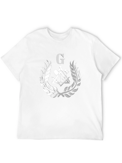 Masonic Symbol T-Shirt - Square and Compasses Design