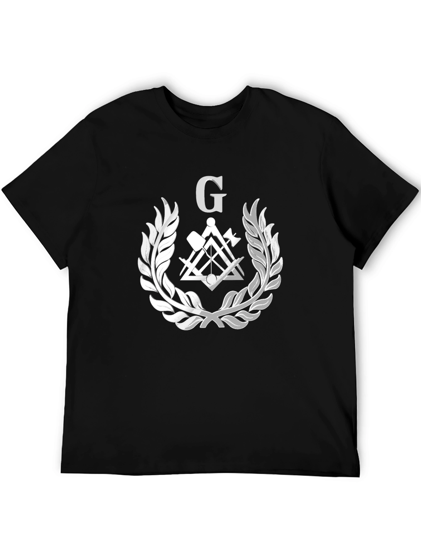 Masonic Symbol T-Shirt - Square and Compasses Design