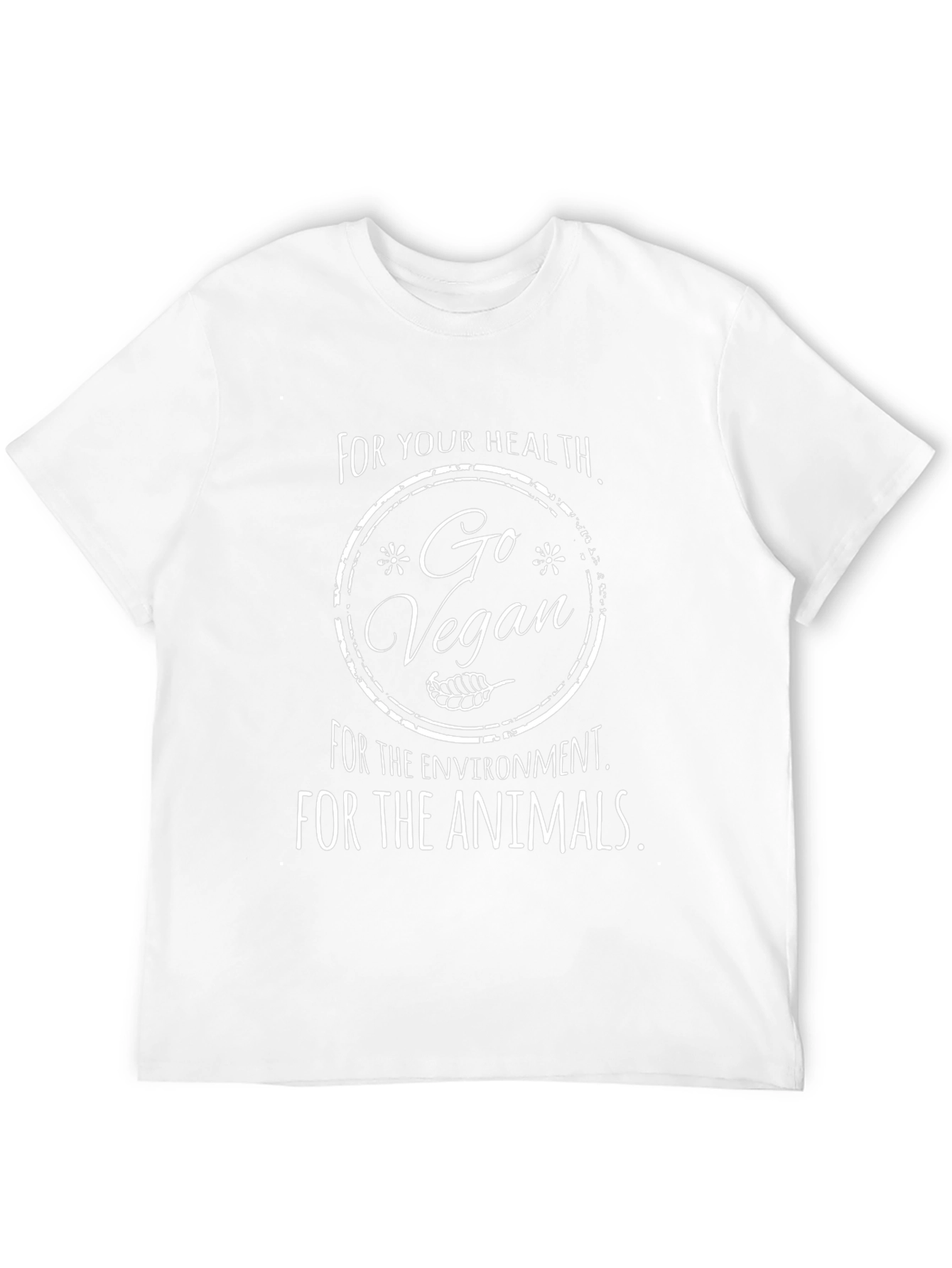 Go Vegan T-Shirt - Health Environment Animals