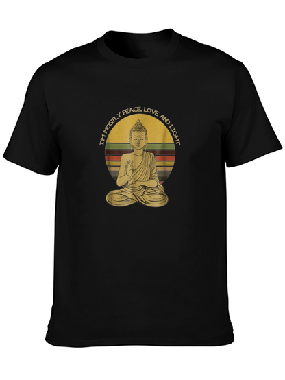 Buddha Peace Love Light Graphic Tee