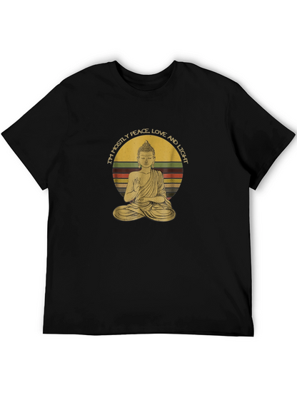 Buddha Peace Love Light Graphic Tee