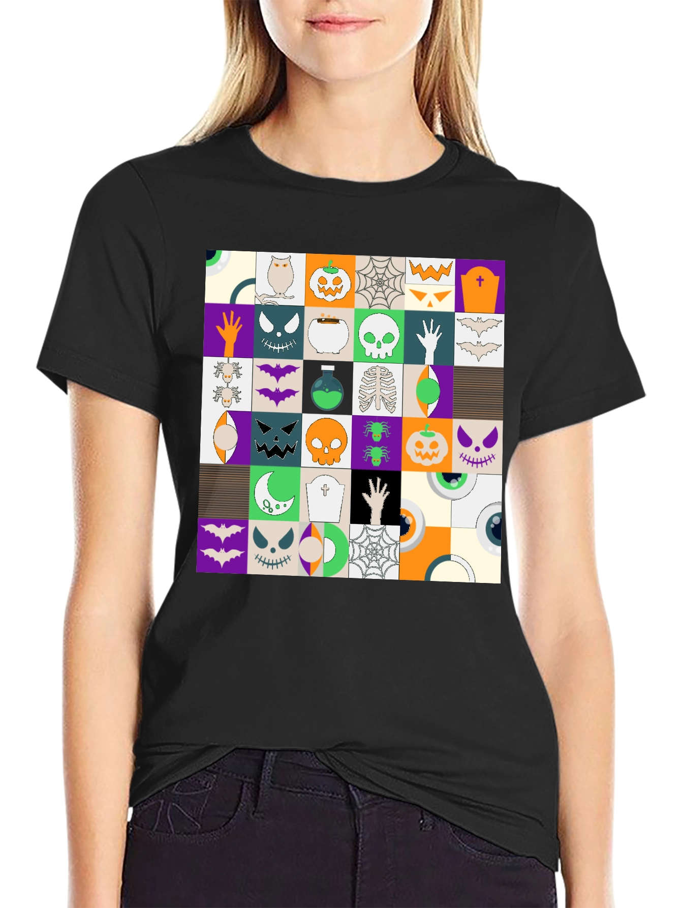 Halloween Pattern T-Shirt