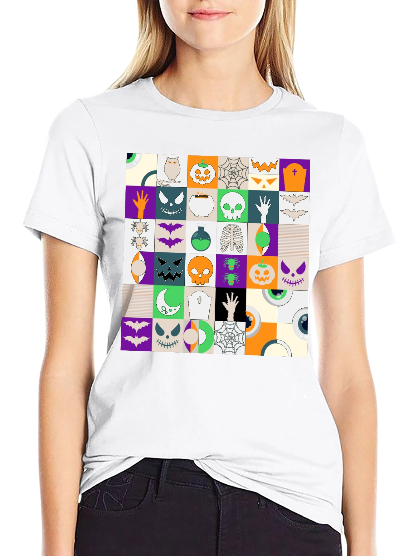 Halloween Pattern T-Shirt