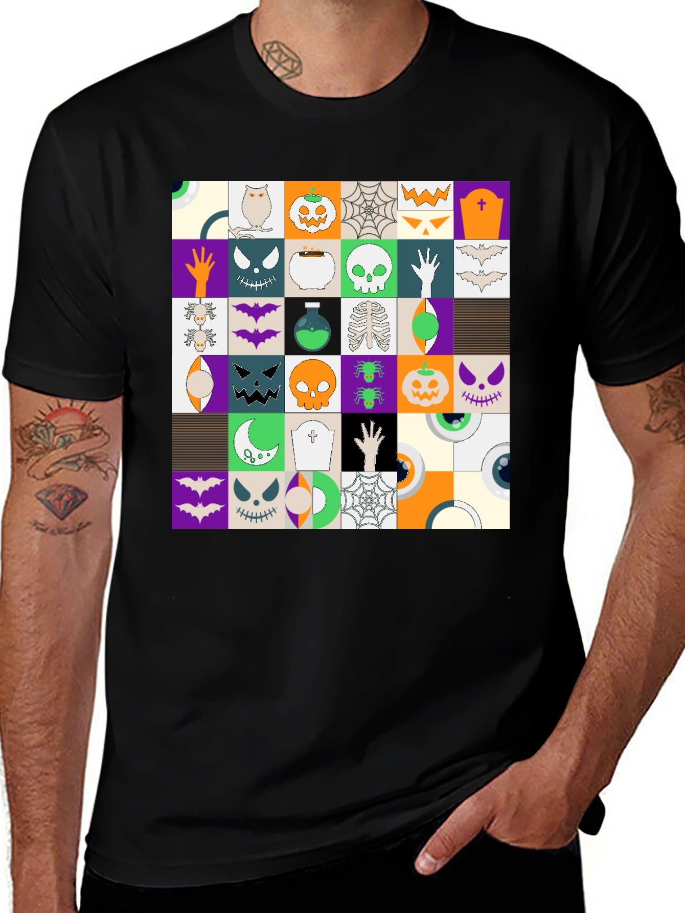 Halloween Pattern T-Shirt