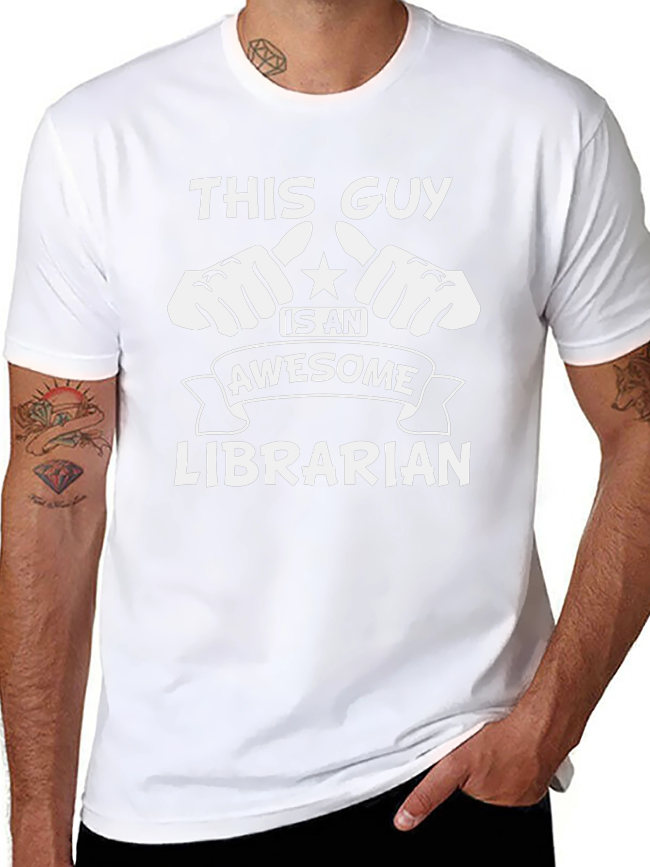Awesome Librarian T-Shirt - Novelty Tee