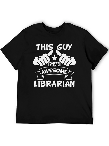 Awesome Librarian T-Shirt - Novelty Tee