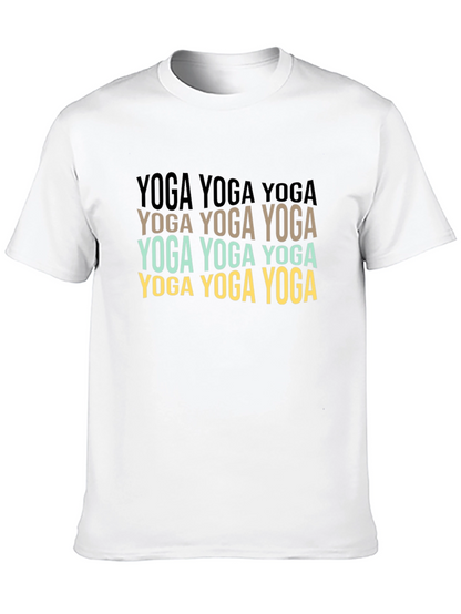 Yoga Graphic Print T-Shirt