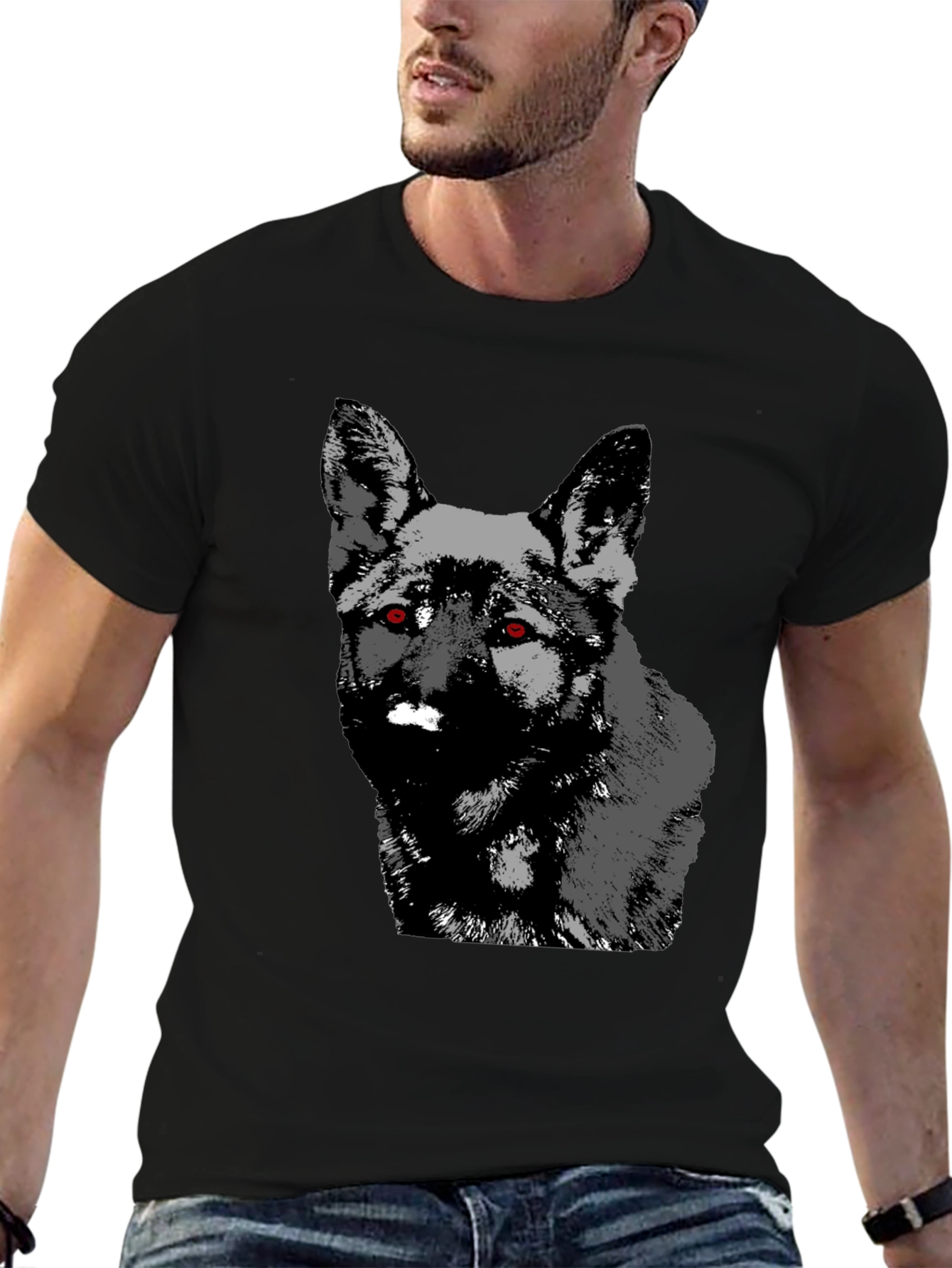 German Shepherd T-Shirt - Graphic Dog Tee