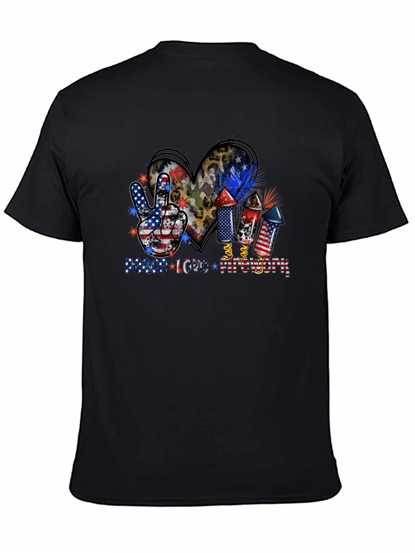 Peace Love Fireworks T-Shirt