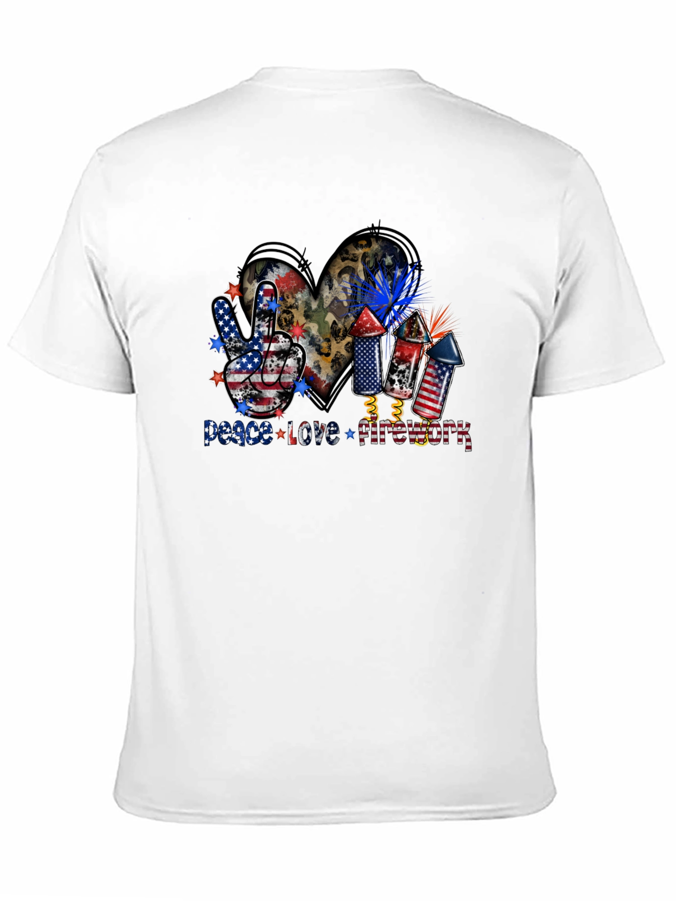 Peace Love Fireworks T-Shirt