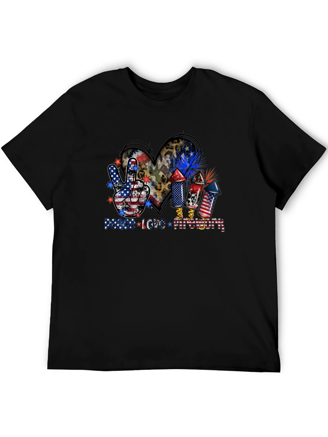 Peace Love Fireworks T-Shirt