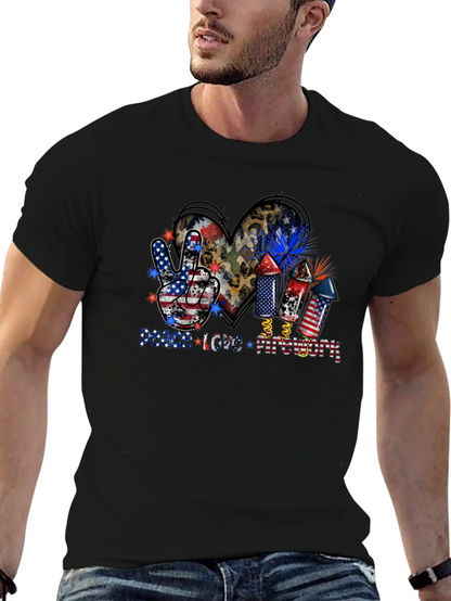 Peace Love Fireworks T-Shirt