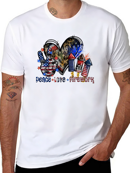 Peace Love Fireworks T-Shirt